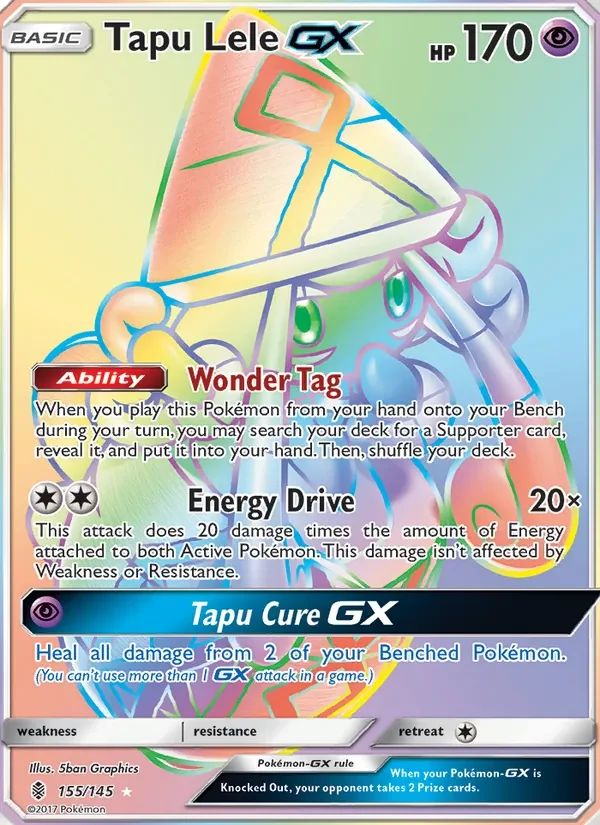 Tapu Lele GX Guardians Rising card