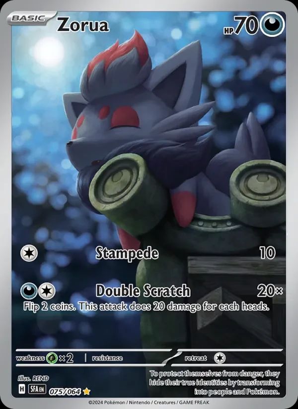 Zorua Shrouded Fable card