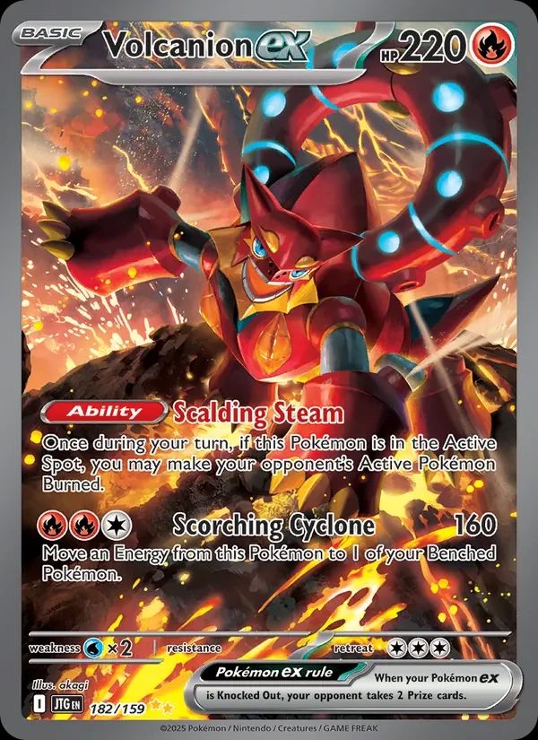 Volcanion ex Journey Together card