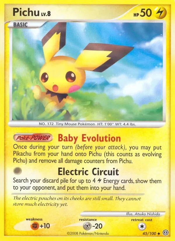 Pichu Stormfront card