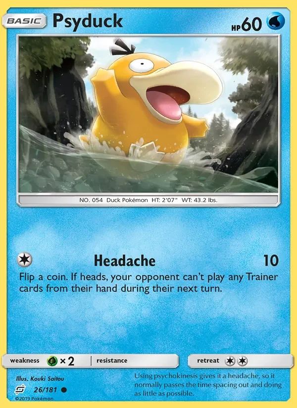 Psyduck Team Up card