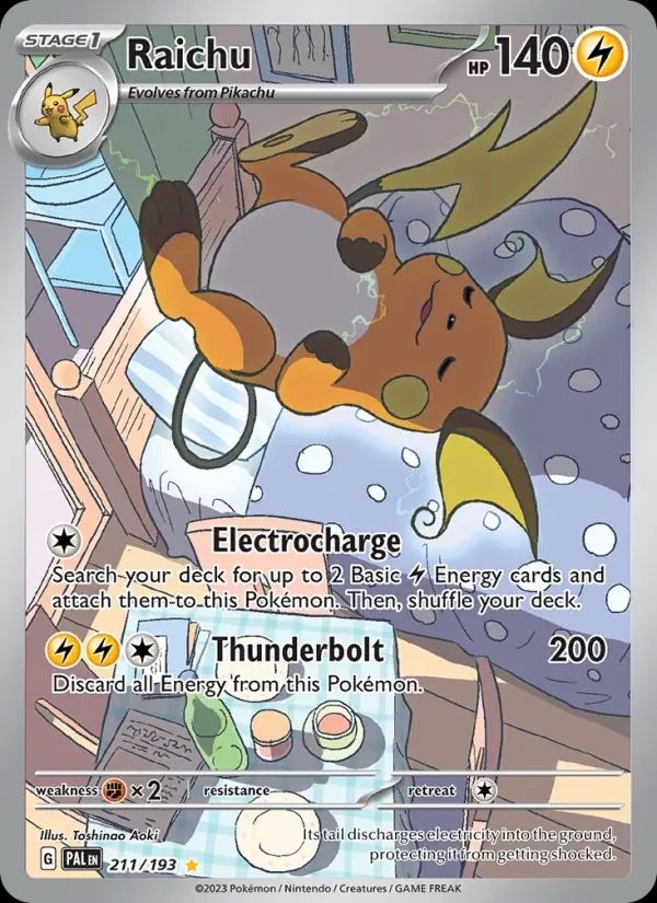 Raichu Paldea Evolved card