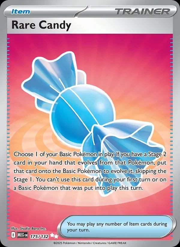 Rare Candy Mega Evolution card