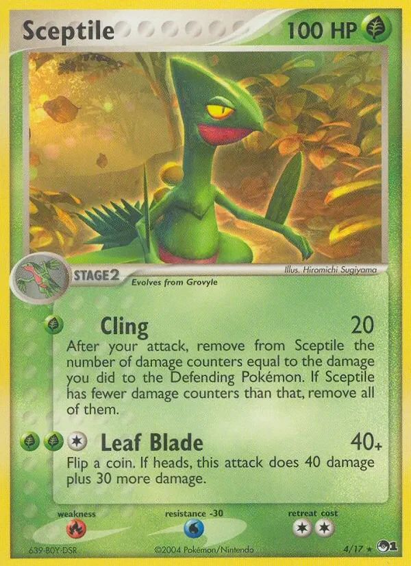 Sceptile POP Series 1 card