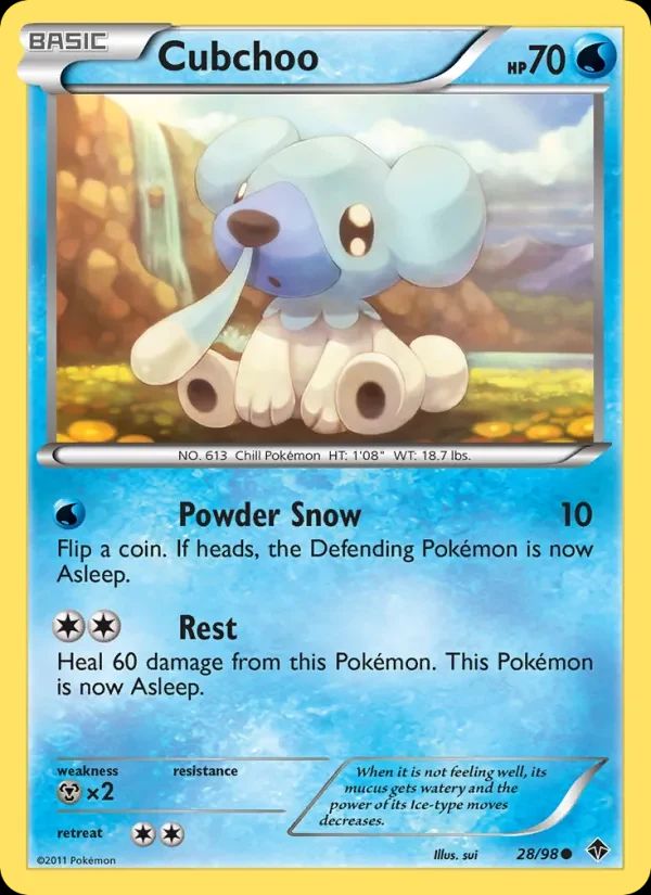 Cubchoo Emerging Powers card