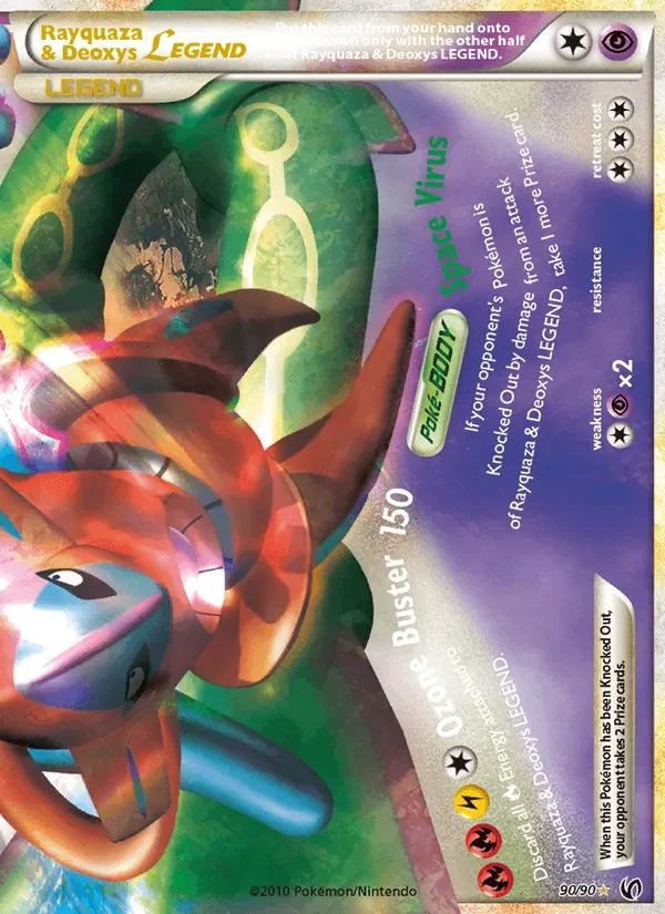 Rayquaza & Deoxys LEGEND Undaunted card