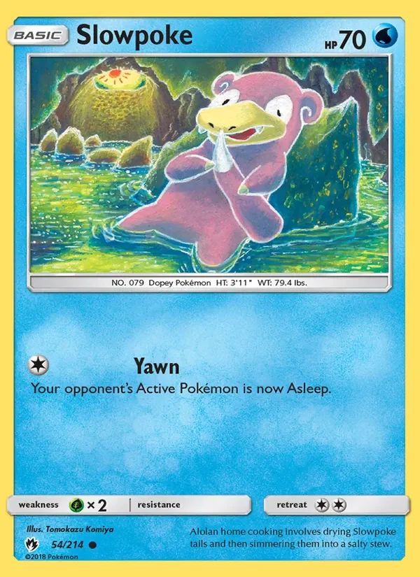 Slowpoke Lost Thunder card