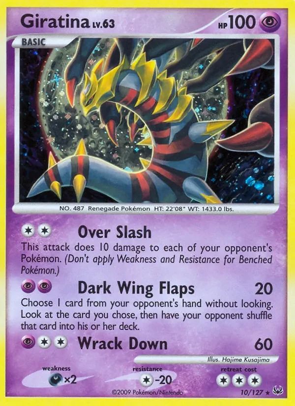 Giratina Platinum card