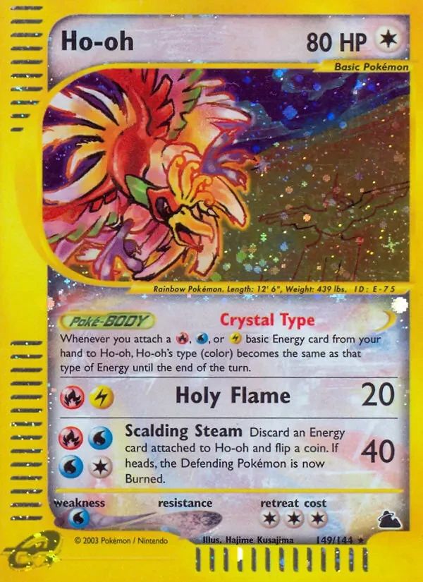 Ho-Oh Skyridge card