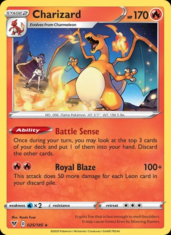 Charizard Vivid Voltage card