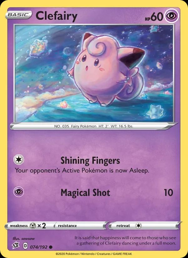 Clefairy Rebel Clash card