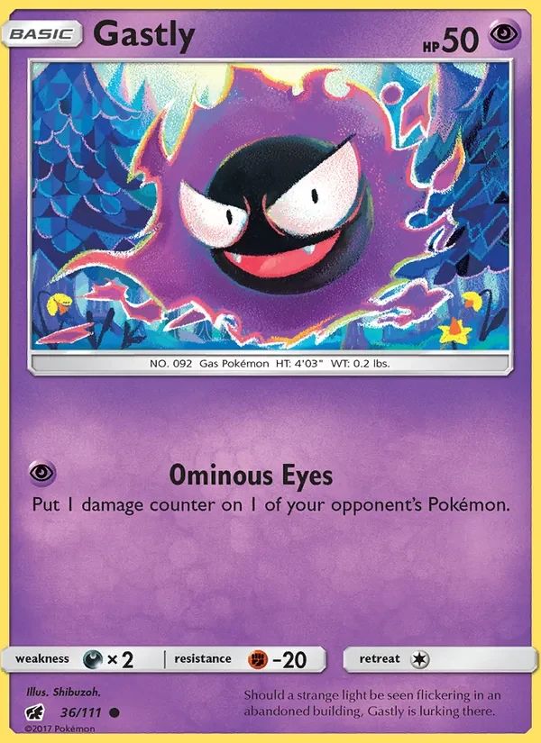 Gastly Crimson Invasion card