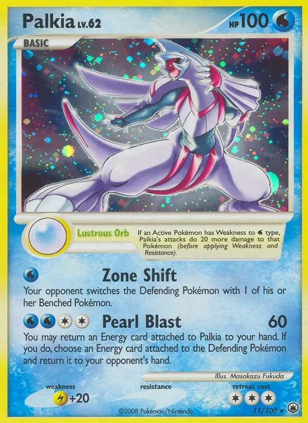 Palkia Majestic Dawn card