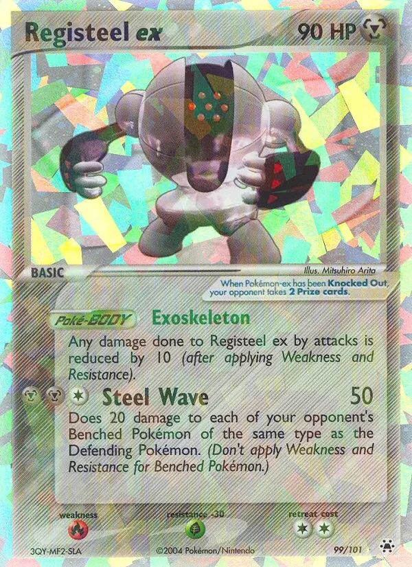 Registeel EX EX Hidden Legends card