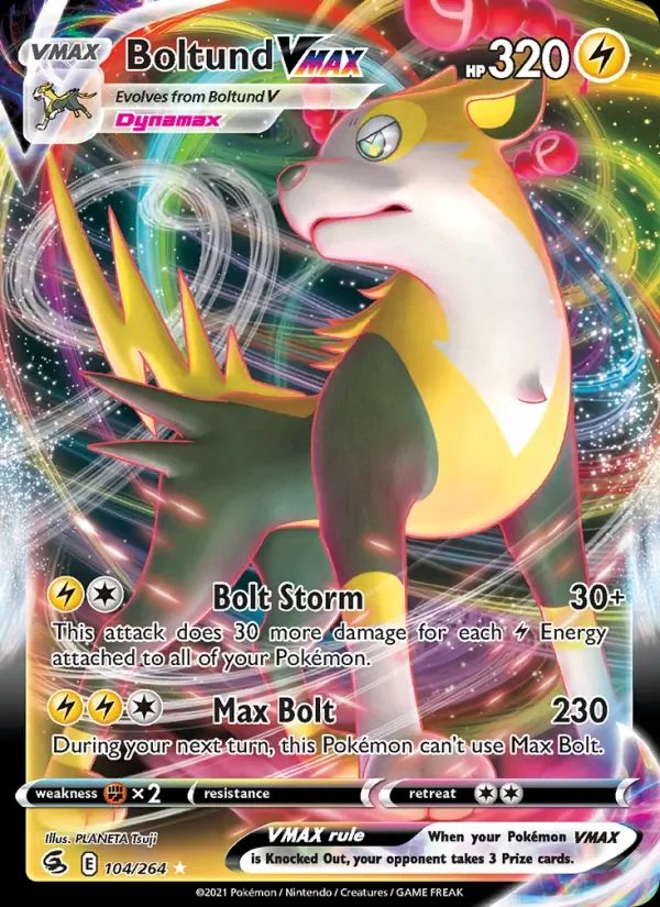 Boltund VMAX Fusion Strike card