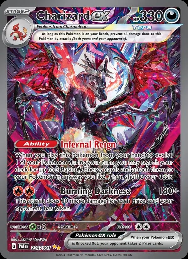 Charizard ex Paldean Fates card