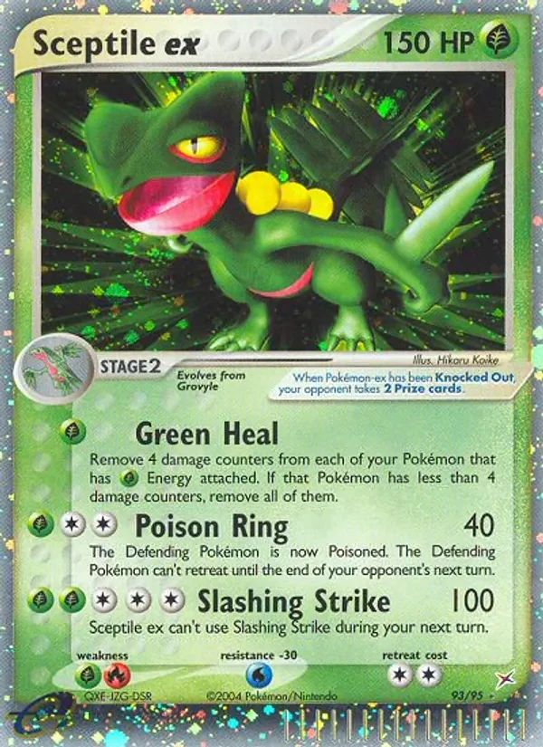 Sceptile EX EX Team Magma vs Team Aqua card