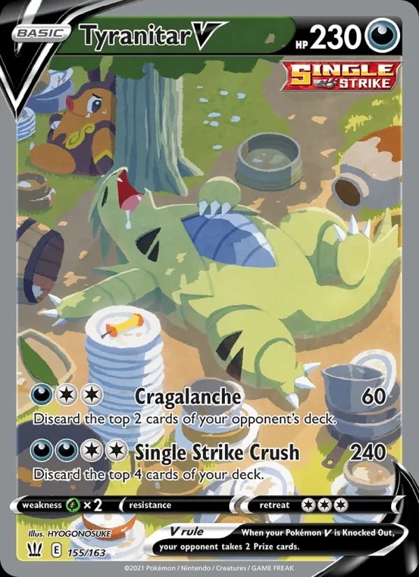 Tyranitar V Battle Styles card