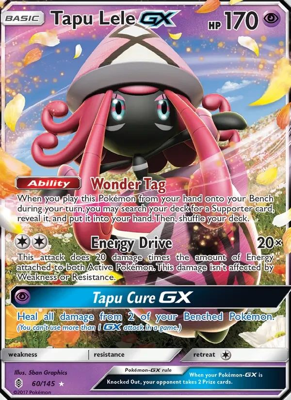 Tapu Lele GX Guardians Rising card