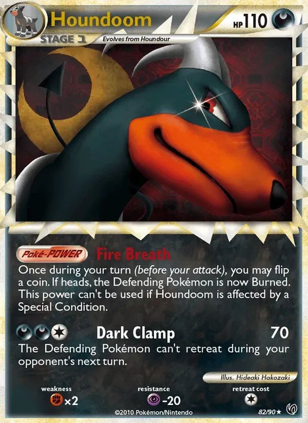 Houndoom Undaunted card