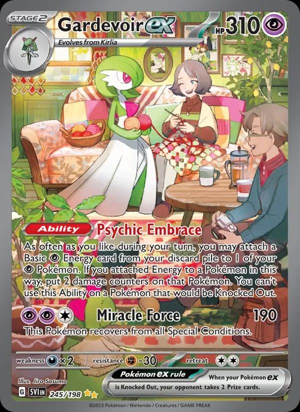 Gardevoir ex Scarlet & Violet card