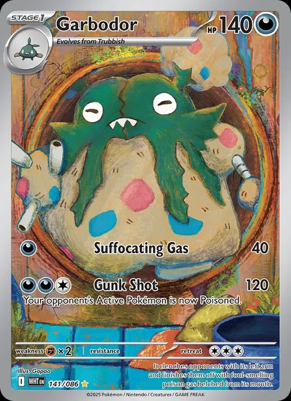 Garbodor White Flare card