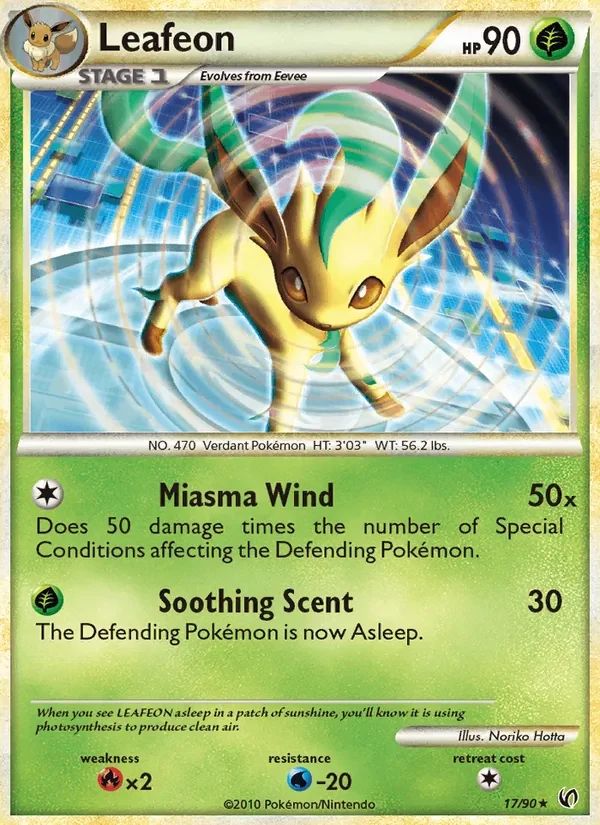 Leafeon Undaunted card