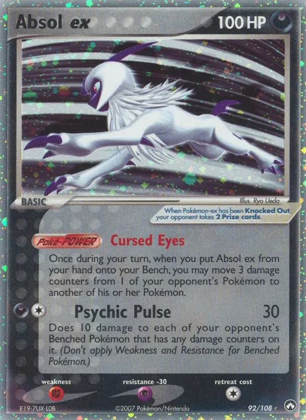 Absol EX EX Power Keepers card