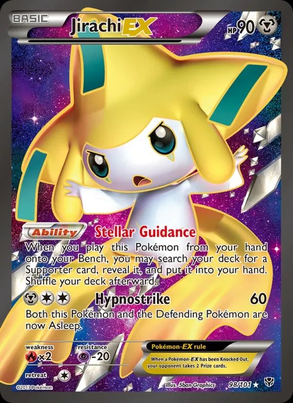Jirachi EX Plasma Blast card