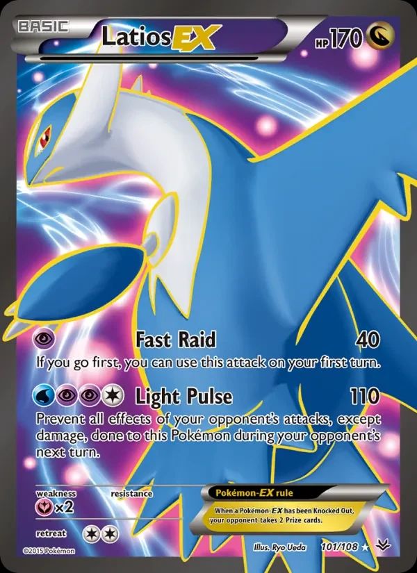 Latios EX Roaring Skies card