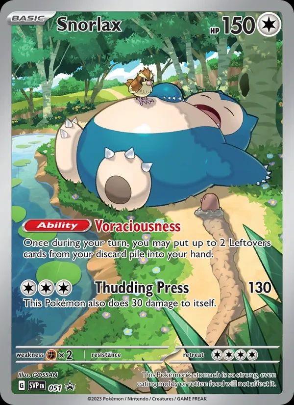 Snorlax SVP Black Star Promos card