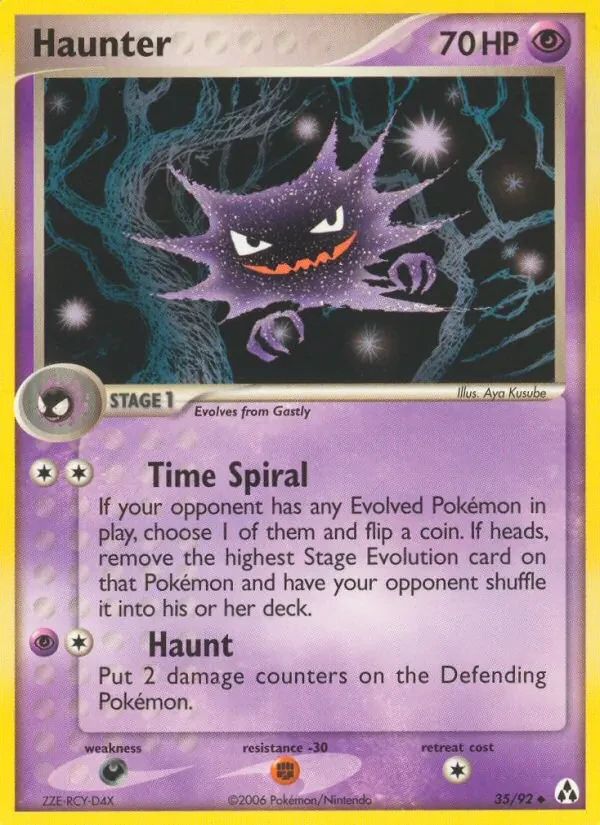 Haunter EX Legend Maker card