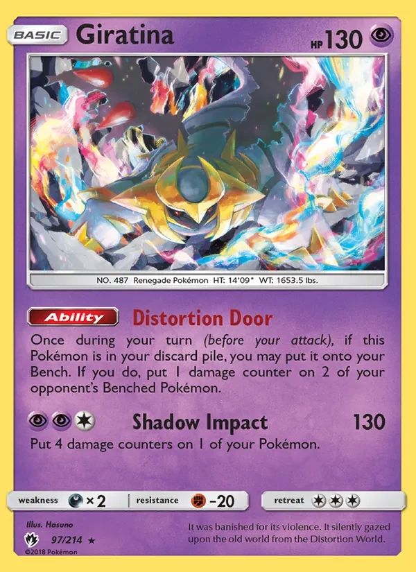 Giratina Lost Thunder card