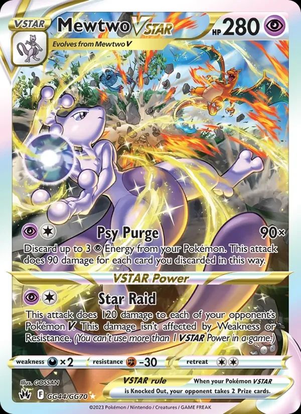 Mewtwo VSTAR Crown Zenith card