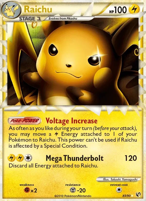 Raichu Undaunted card