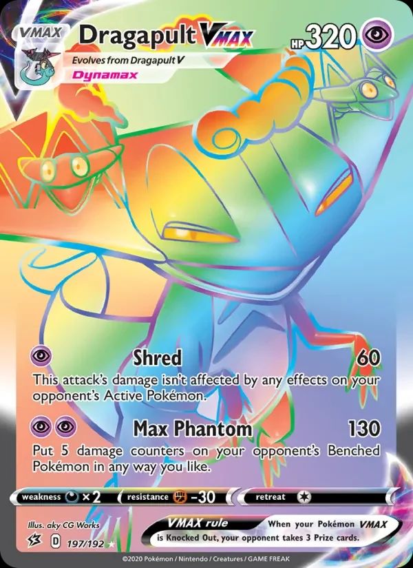 Dragapult VMAX Rebel Clash card