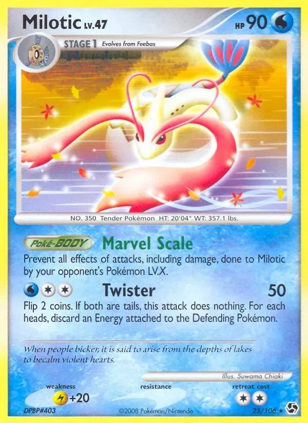 Milotic Great Encounters card