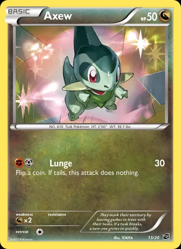 Axew Dragon Vault card