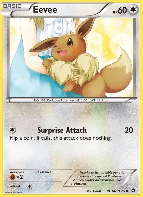 Eevee Legendary Treasures card