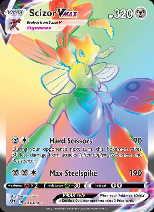 Scizor VMAX Darkness Ablaze card