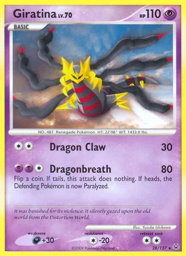 Giratina Platinum card