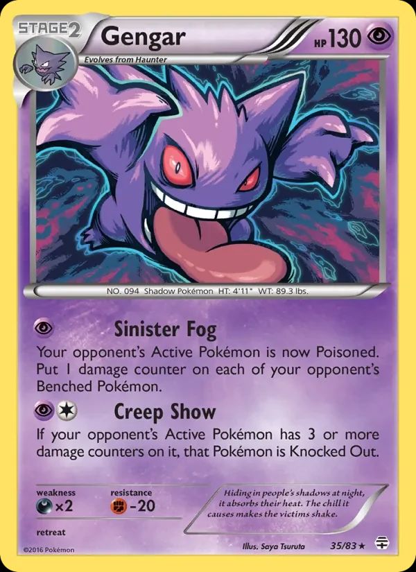 Gengar Generations card