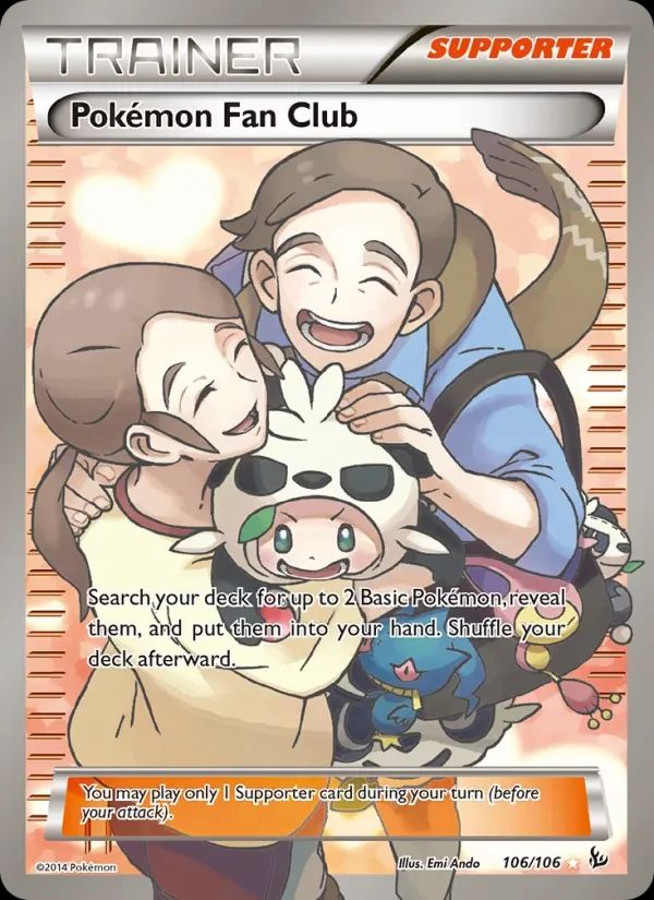 Pokemon Fan Club Flashfire card