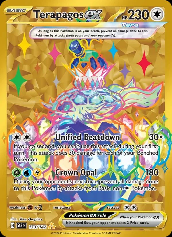 Terapagos ex Stellar Crown card