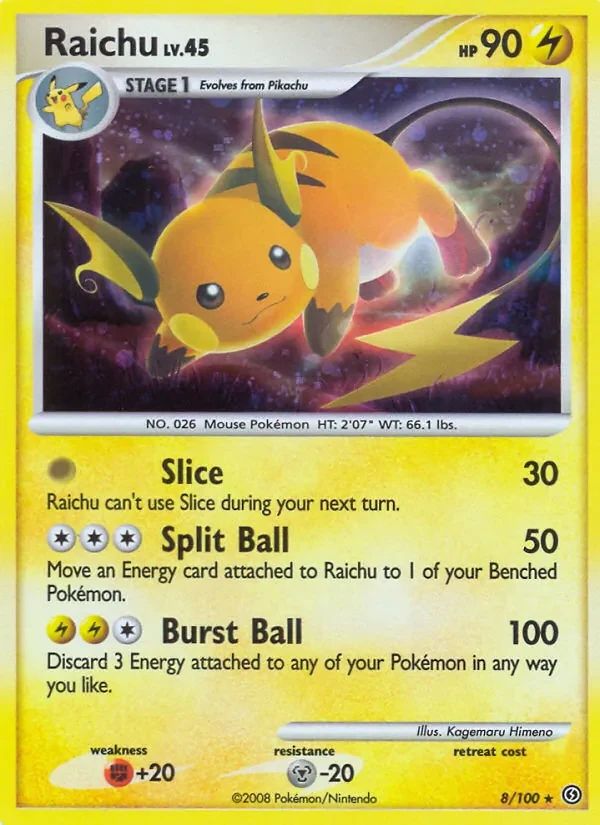 Raichu Stormfront card
