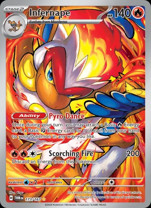 Infernape Twilight Masquerade card