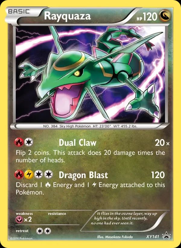 Rayquaza XY Black Star Promos card