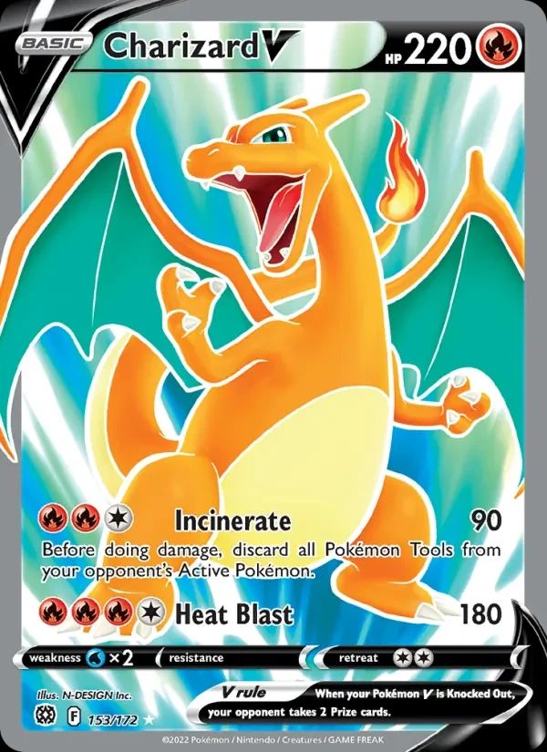 Charizard V Brilliant Stars card