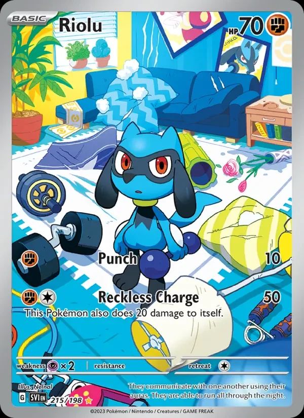 Riolu Scarlet & Violet card