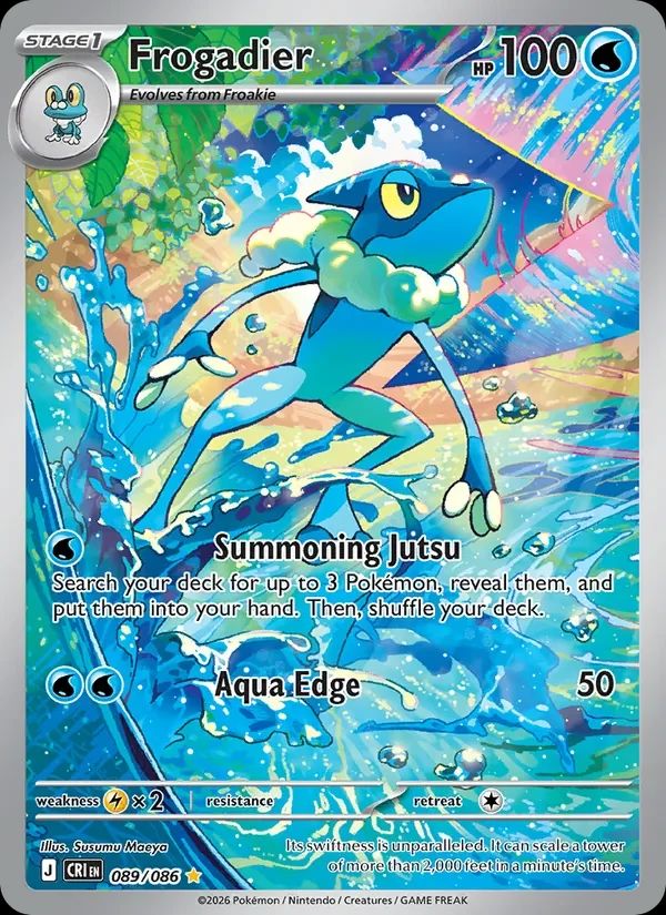 Frogadier Chaos Rising card